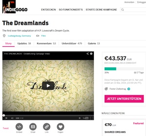 The Dreamlands bei Indiegogo